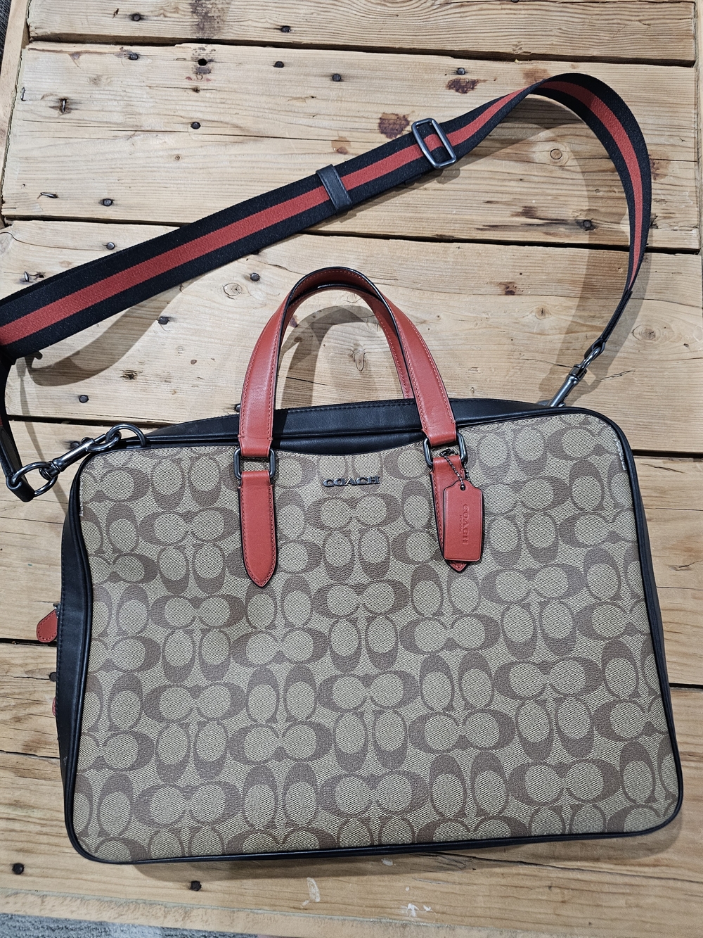Coach Graham Signature Briefcase